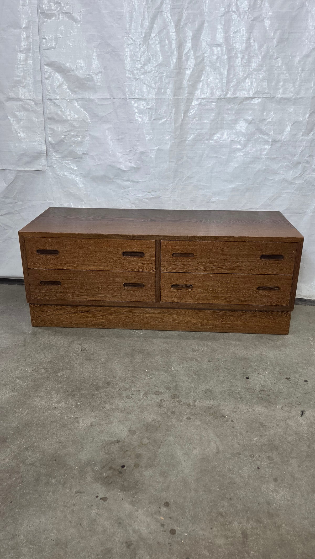 Low Teak 4 Drawer Cabinet LODR-0526-002