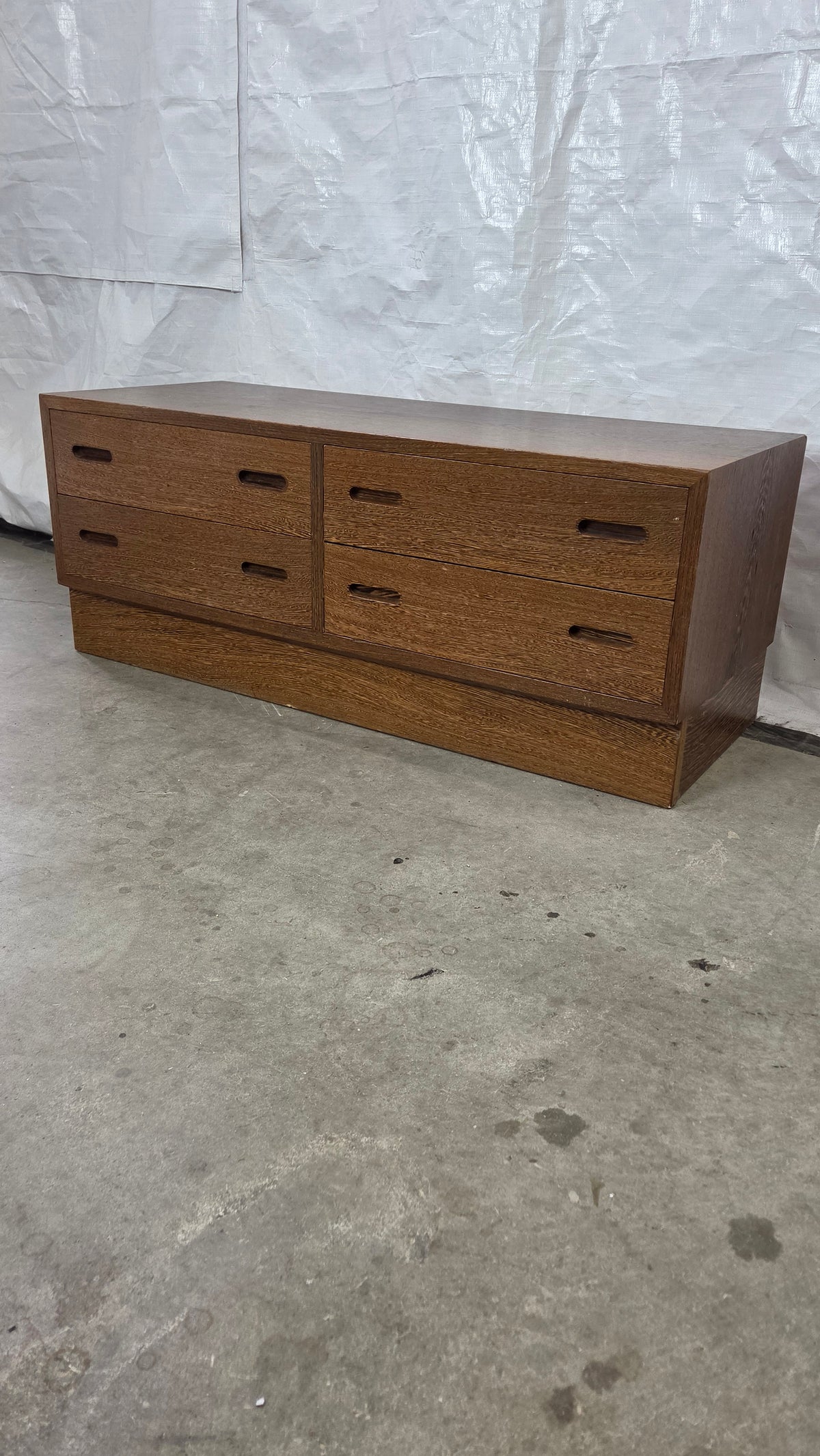 Low Teak 4 Drawer Cabinet LODR-0526-002