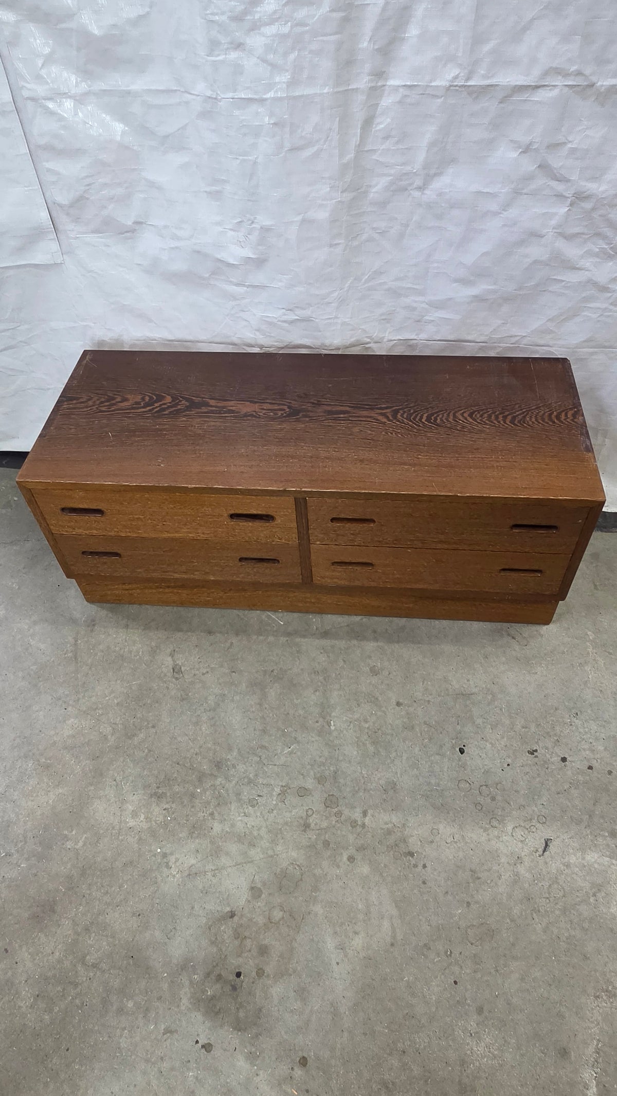 Low Teak 4 Drawer Cabinet LODR-0526-002