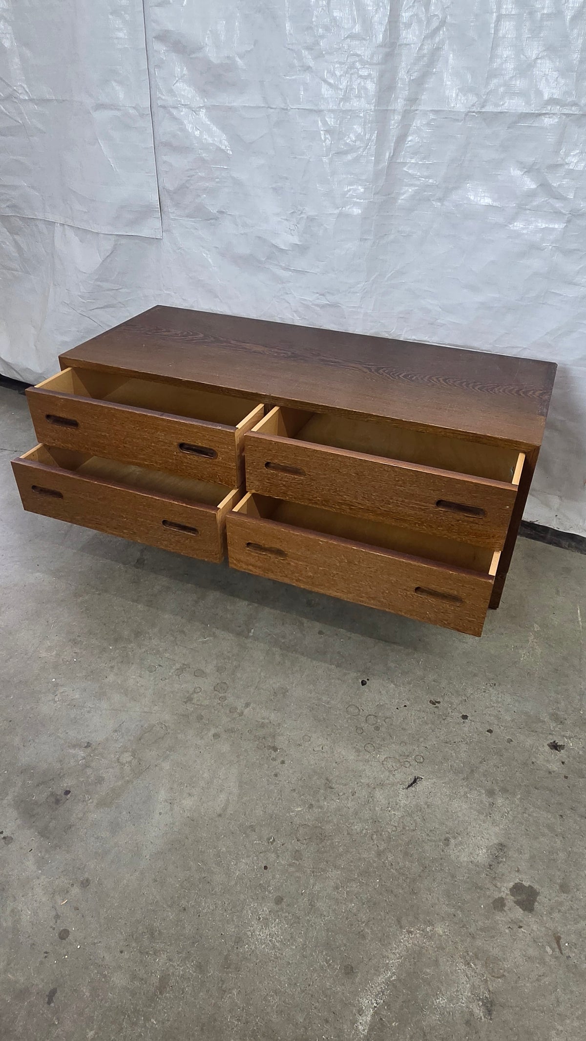 Low Teak 4 Drawer Cabinet LODR-0526-002