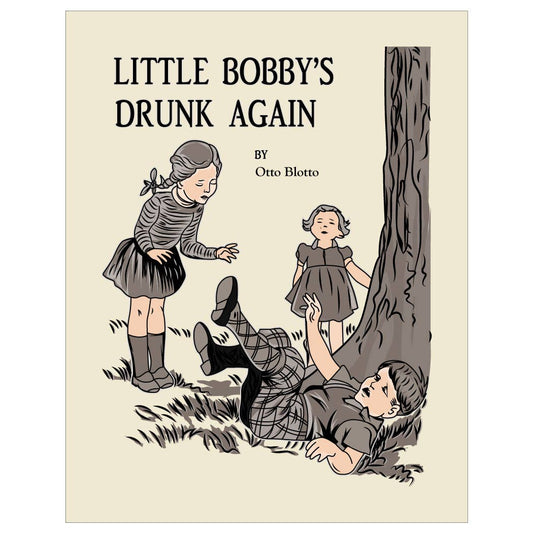 2.5'' x 3.5'' Oops Little Bobby's Drunk Again Magnet - Vintage MC