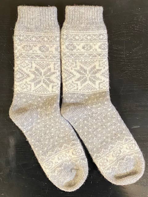 Wool Wear of Scandinavia Nordic Wool Socks WW50 Lt Grey