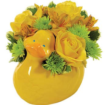 Planter, Yellow Duck  Item # 15382