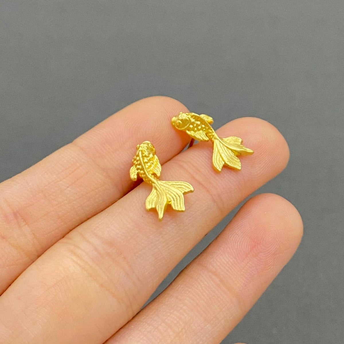 Goldfish Ear Studs