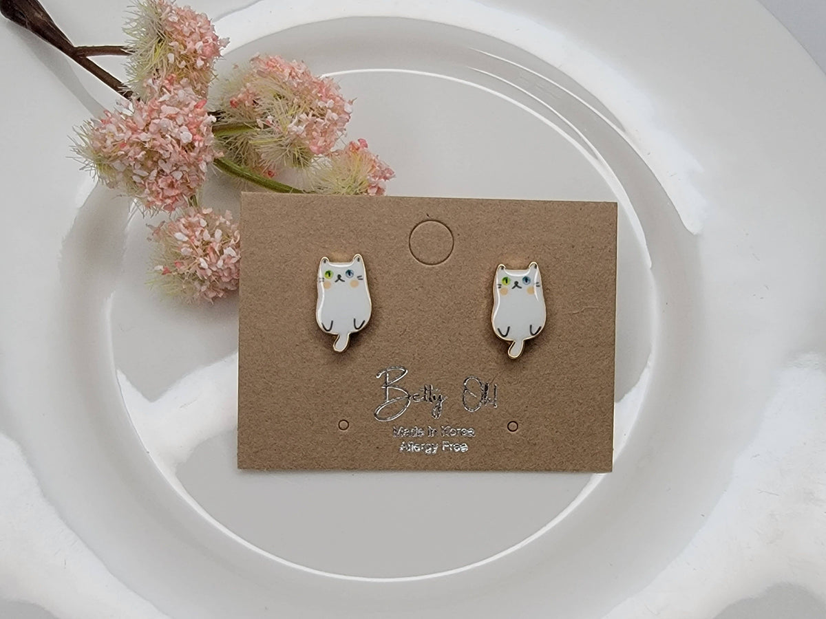 Cat Picture Earrings