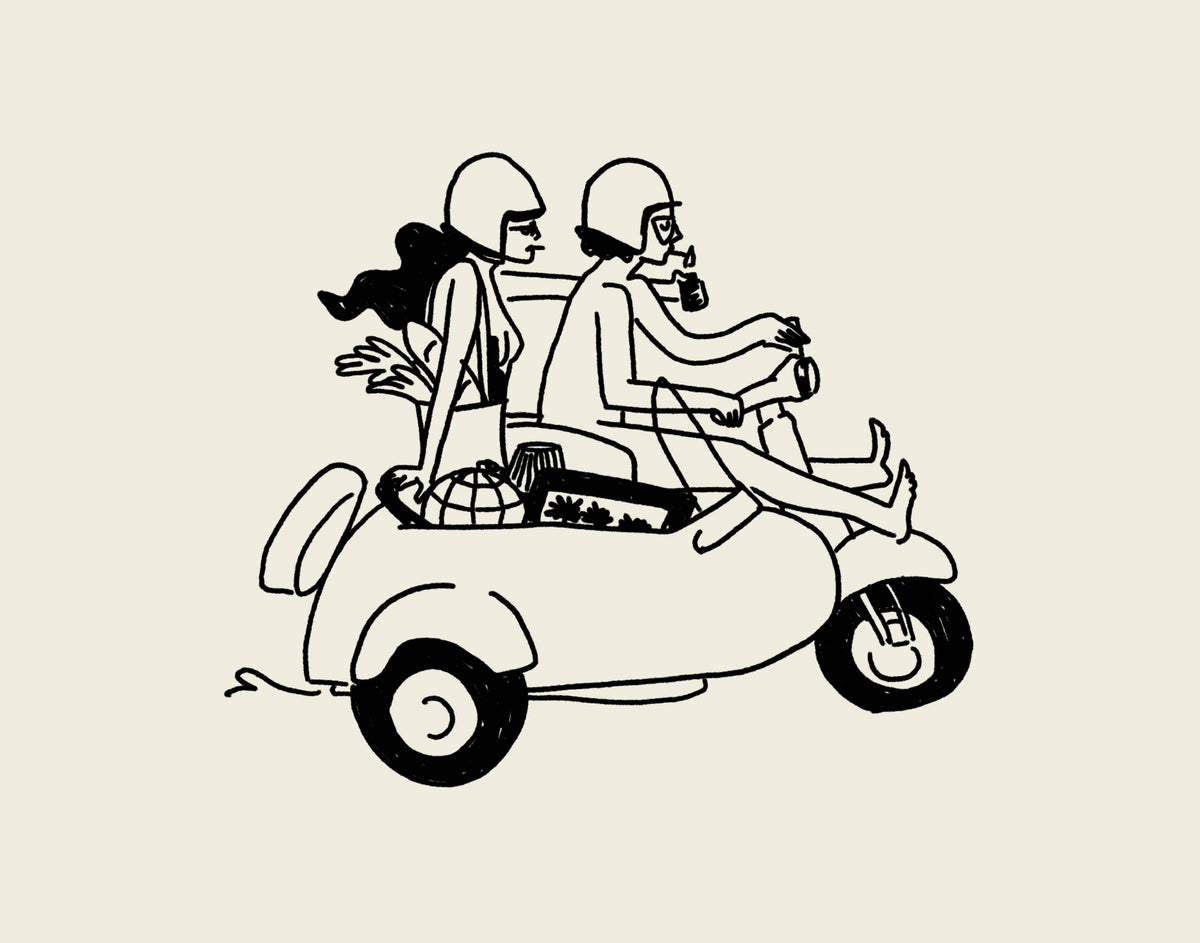 Farmer's Market Run Art Print