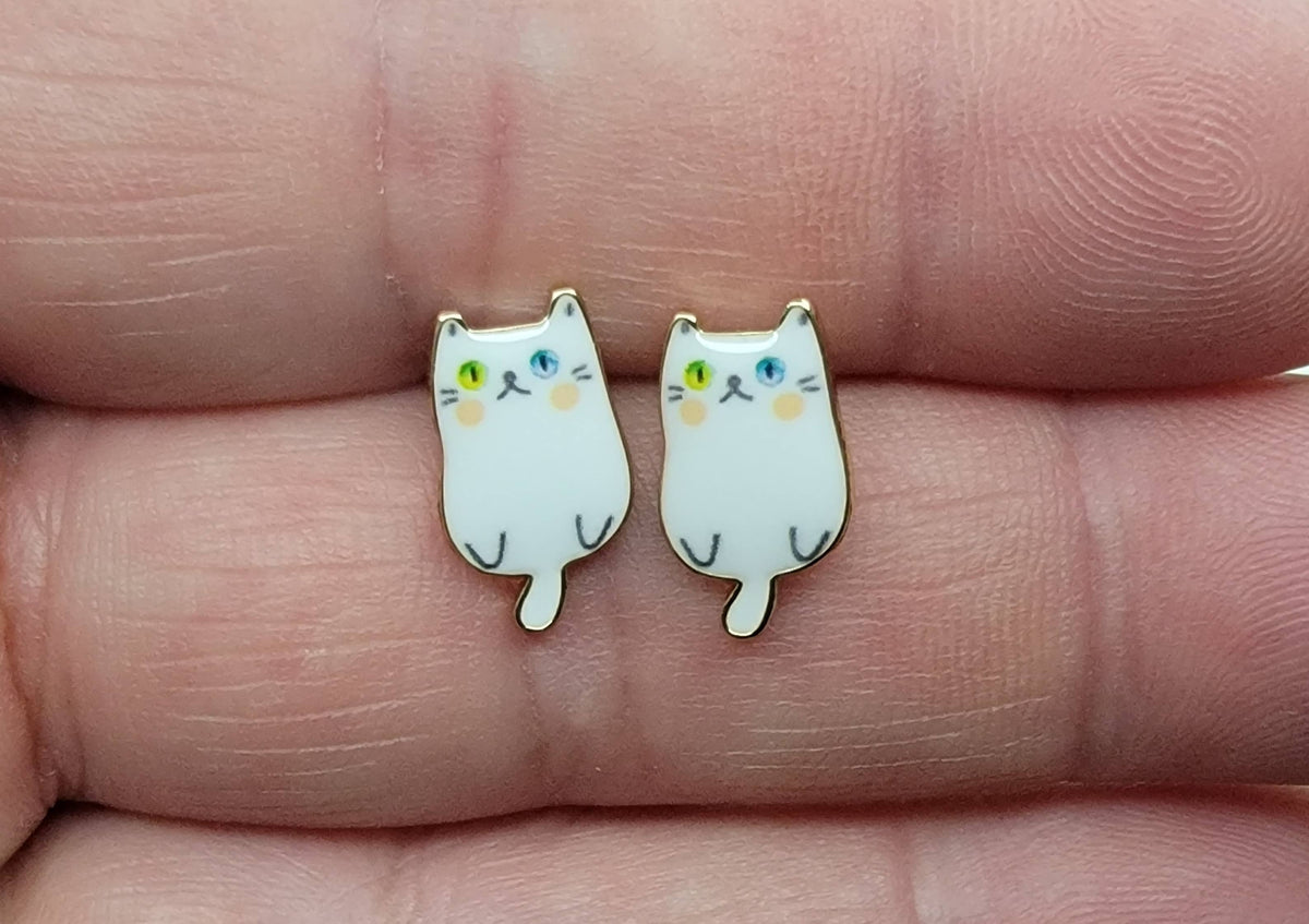 Cat Picture Earrings