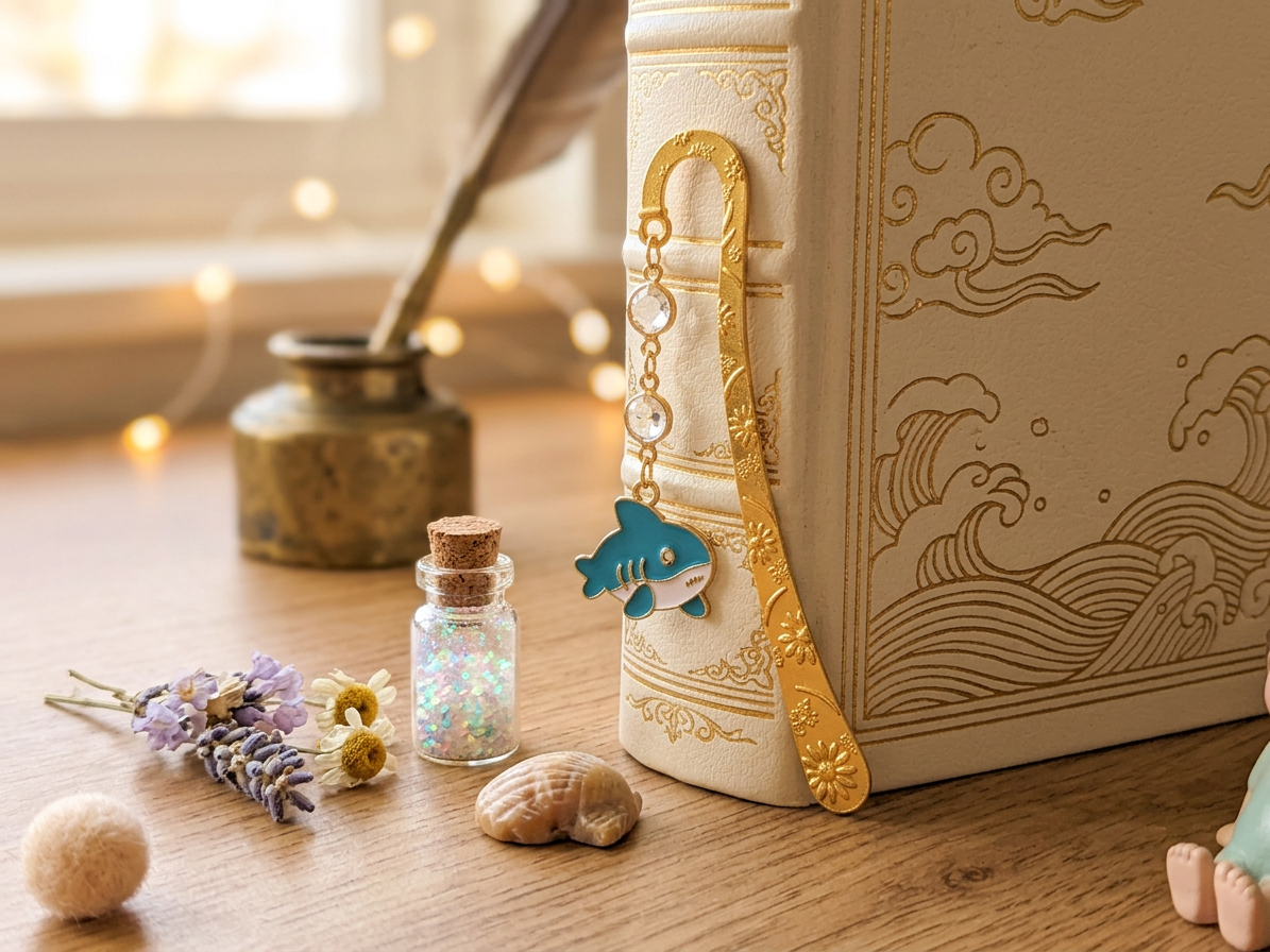Golden Days Metal Bookmark