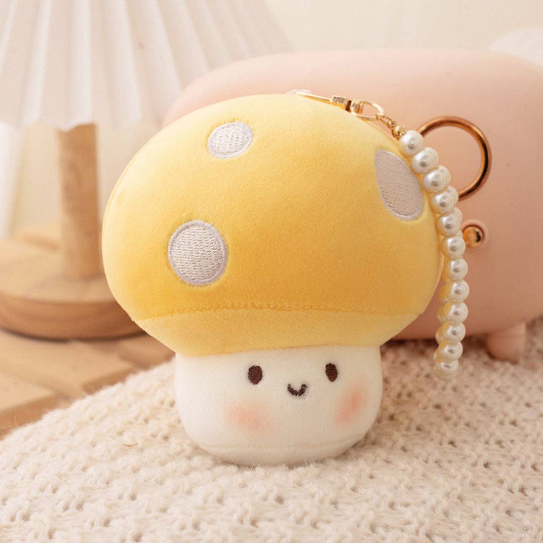 Koco - Macaron-Colored Mushroom Keychain