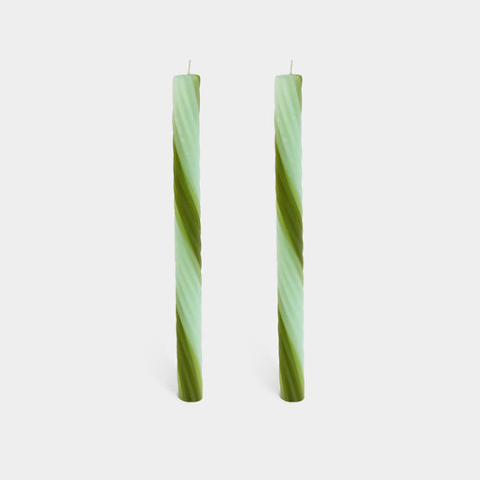 Rope Candles by Lex Pott - Green (2 Pack)