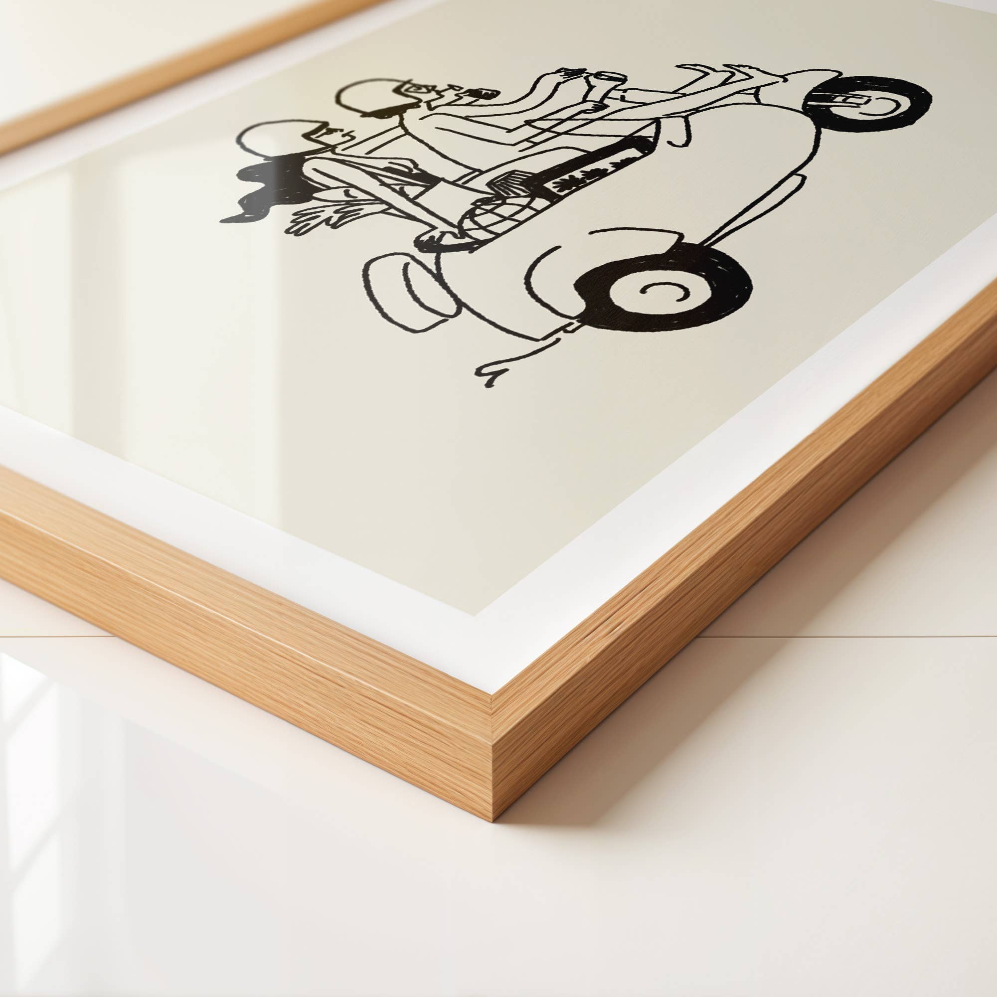 Farmer's Market Run Art Print