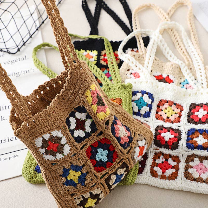 Bohemian Handmade Crochet Bag - Exquisite Handcrafted Tote
