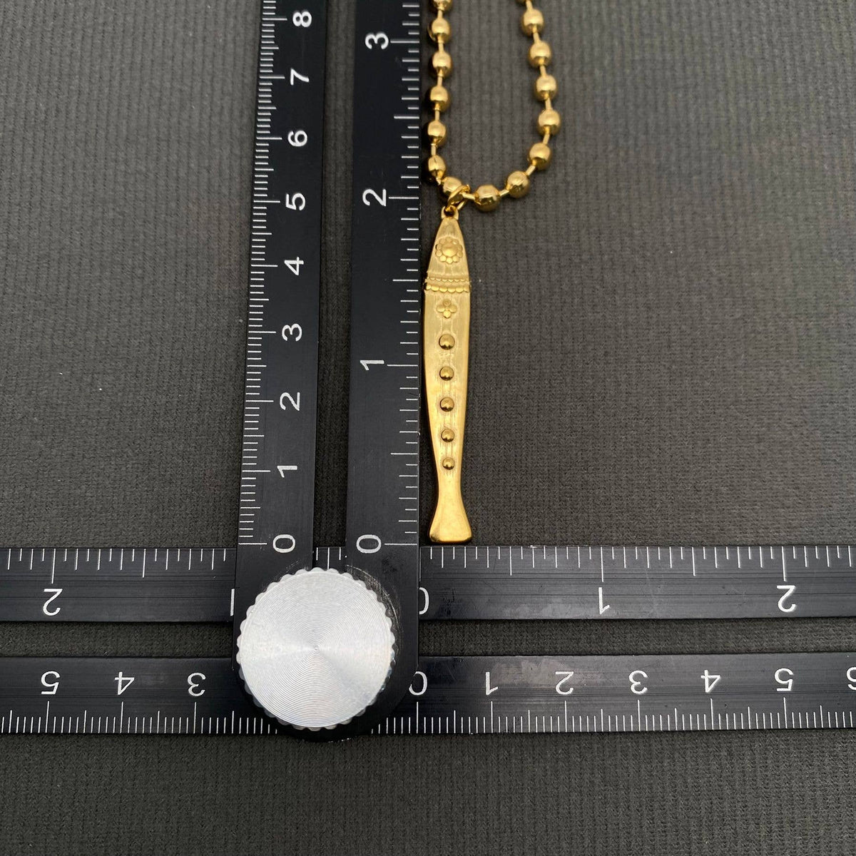 Fish Charm 18K Gold Plated SS Necklace
