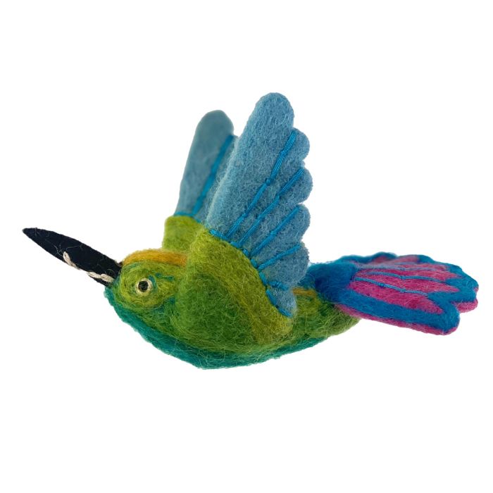 Felted Wool Bird Ornament