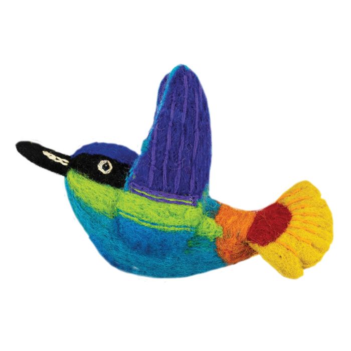 Felted Wool Bird Ornament