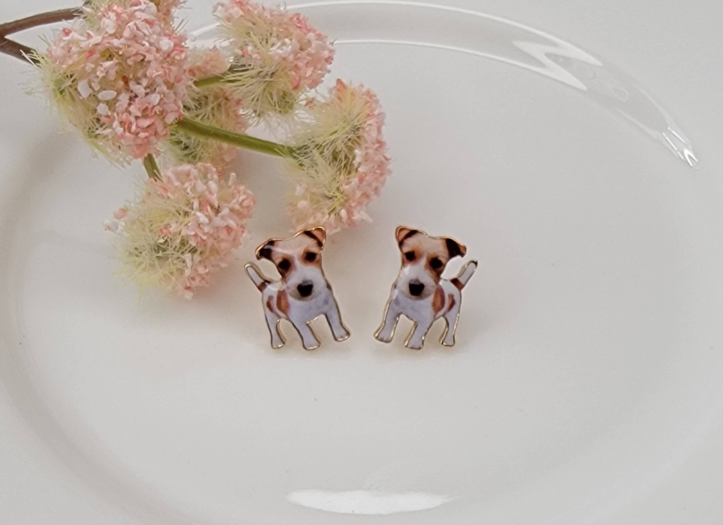 JACK RUSSELL TERRIER POST EARRINGS