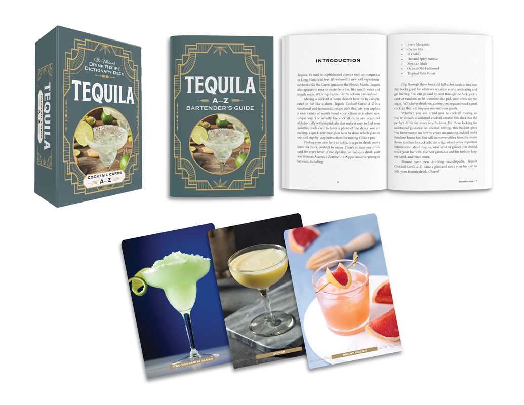Tequila Cocktail Cards A–Z