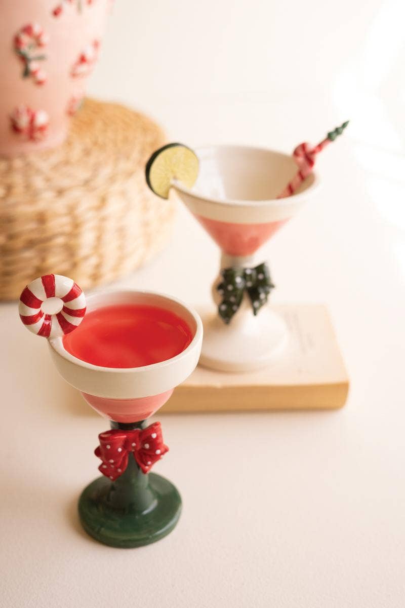 Christmas Martini Glass