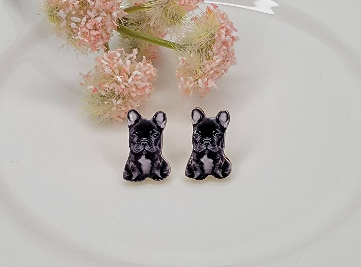 Baby French Bulldog Earrings