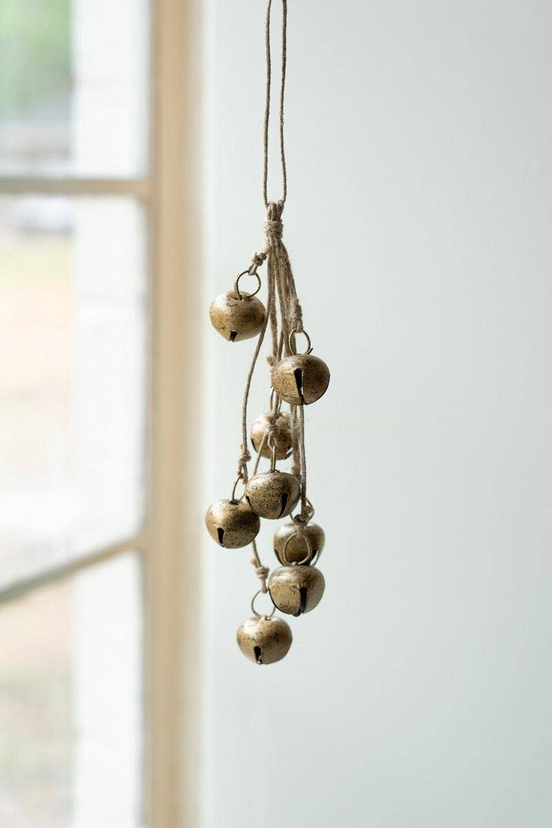 Jingle Bell Bunch on Jute