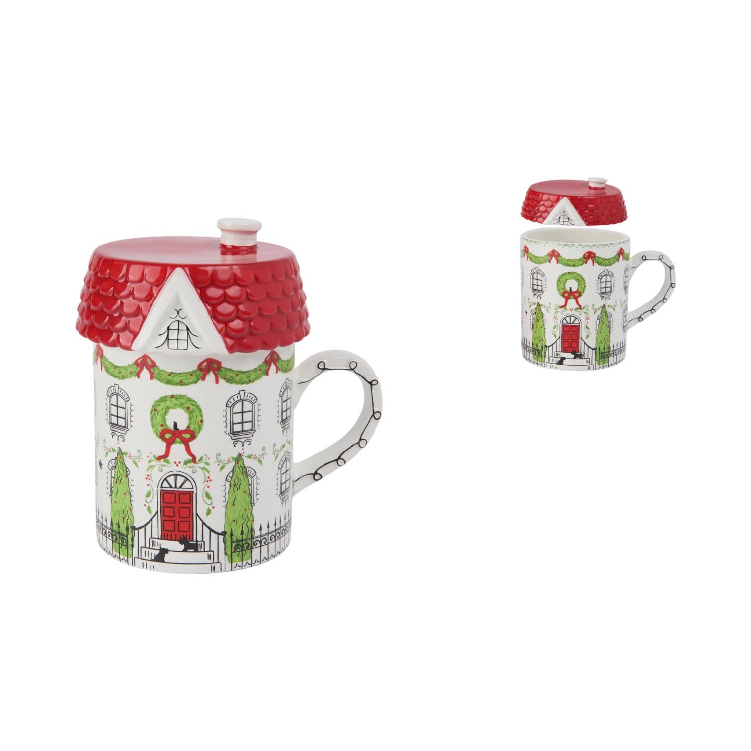 Holiday City Mug with Lid