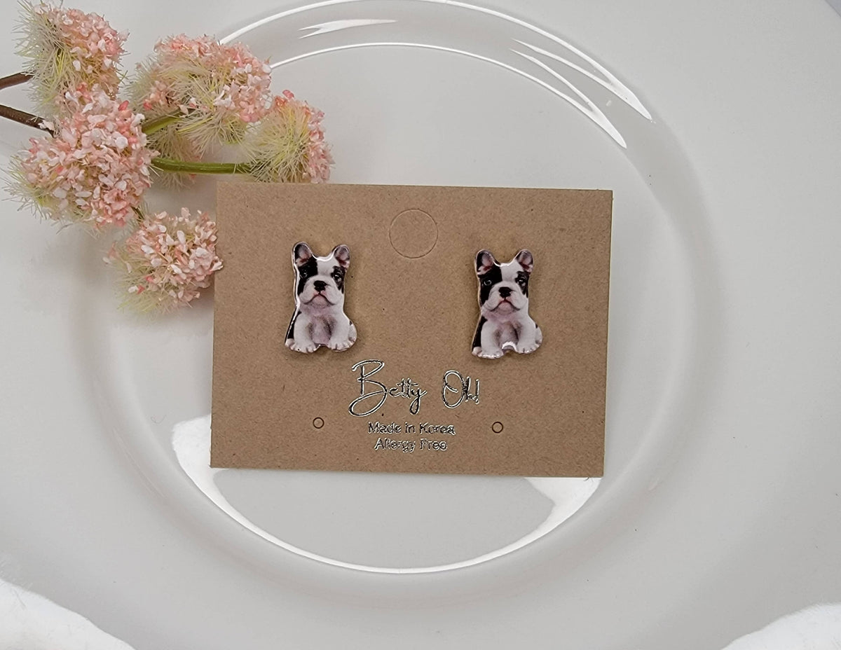 Baby French Bulldog Earrings