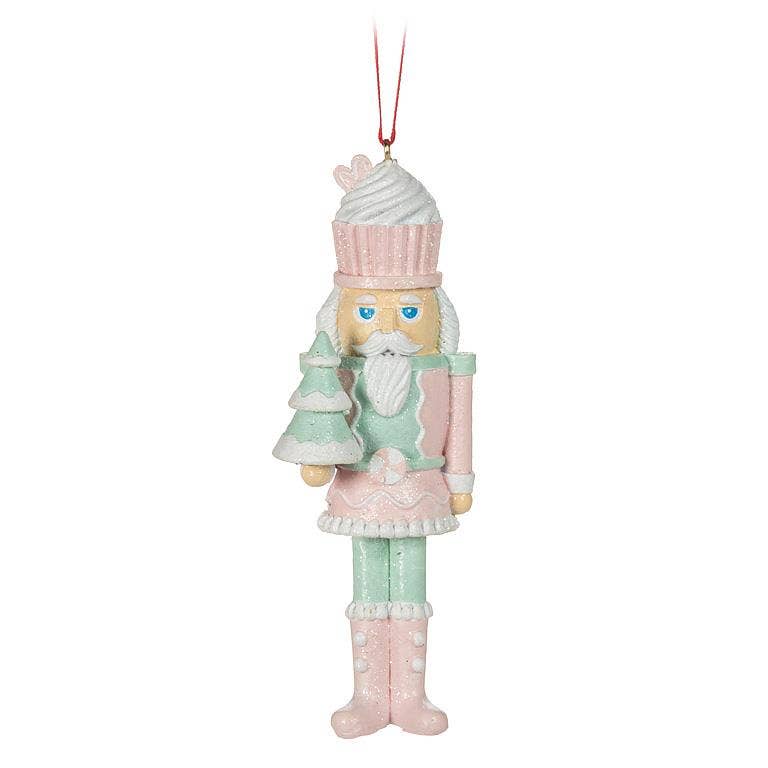 Pastel Nutcracker Ornament-4.5"H