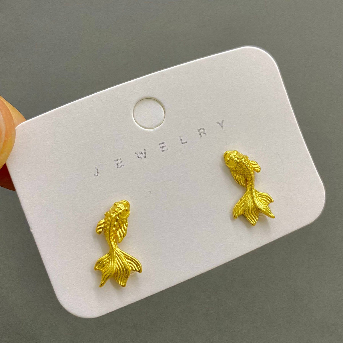 Goldfish Ear Studs