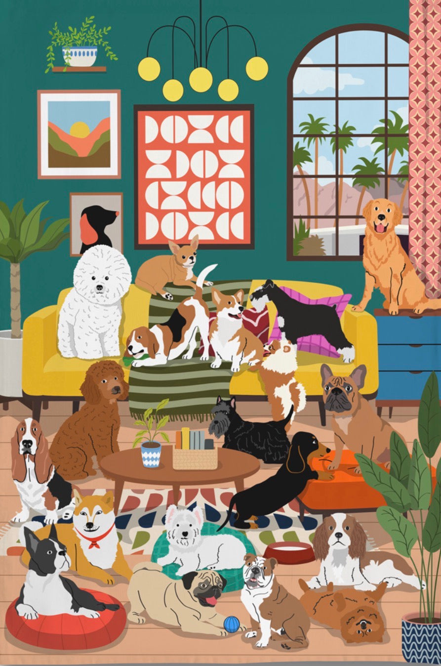 Museum Collection Tea Towel