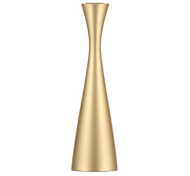 Tall Old Gold Candleholder