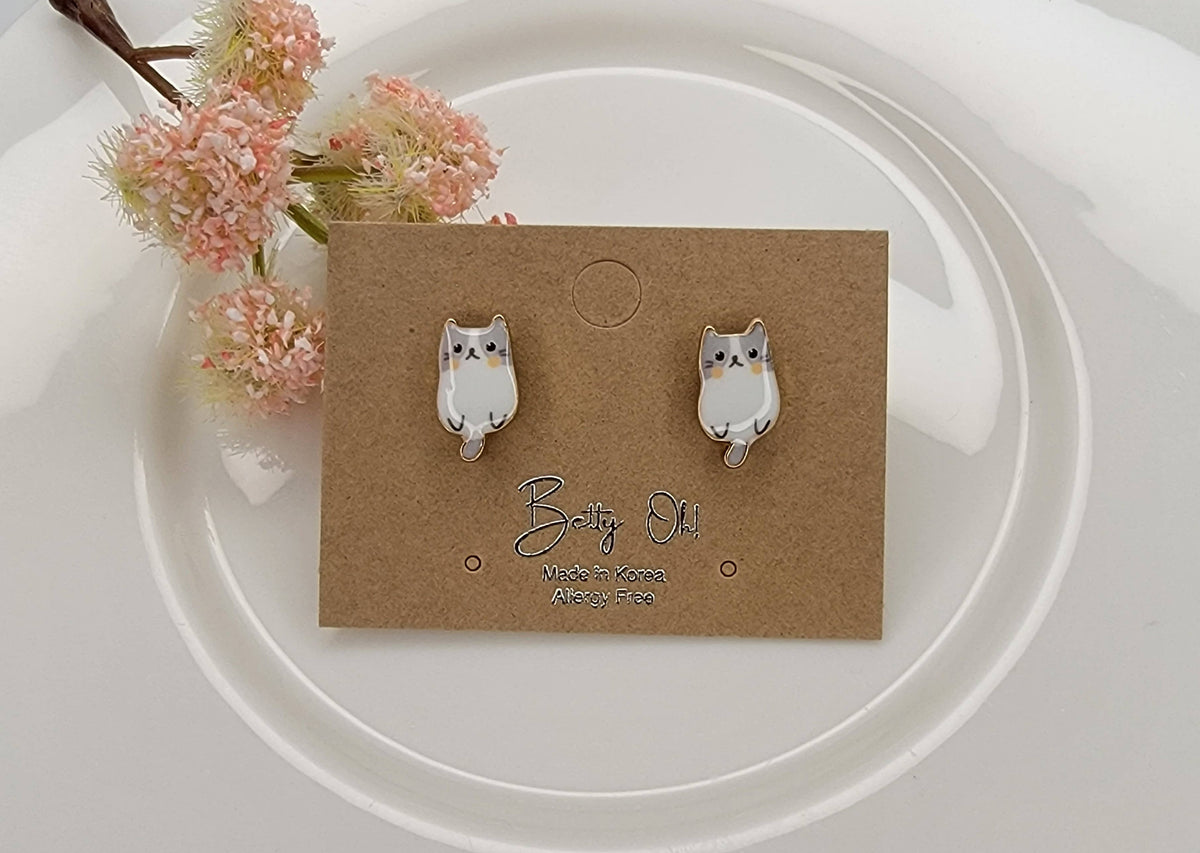 Cat Picture Earrings