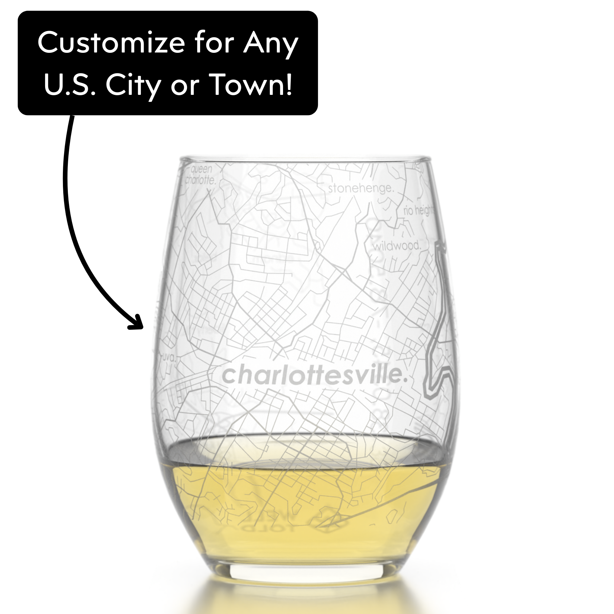 FREDERICK Stemless Wine Glass