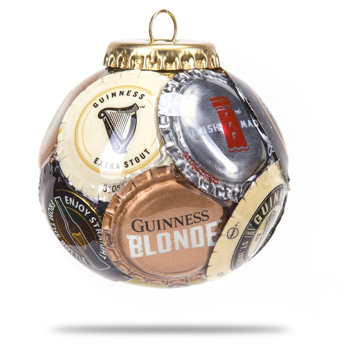 Irish Beer Bottle Cap Ornament