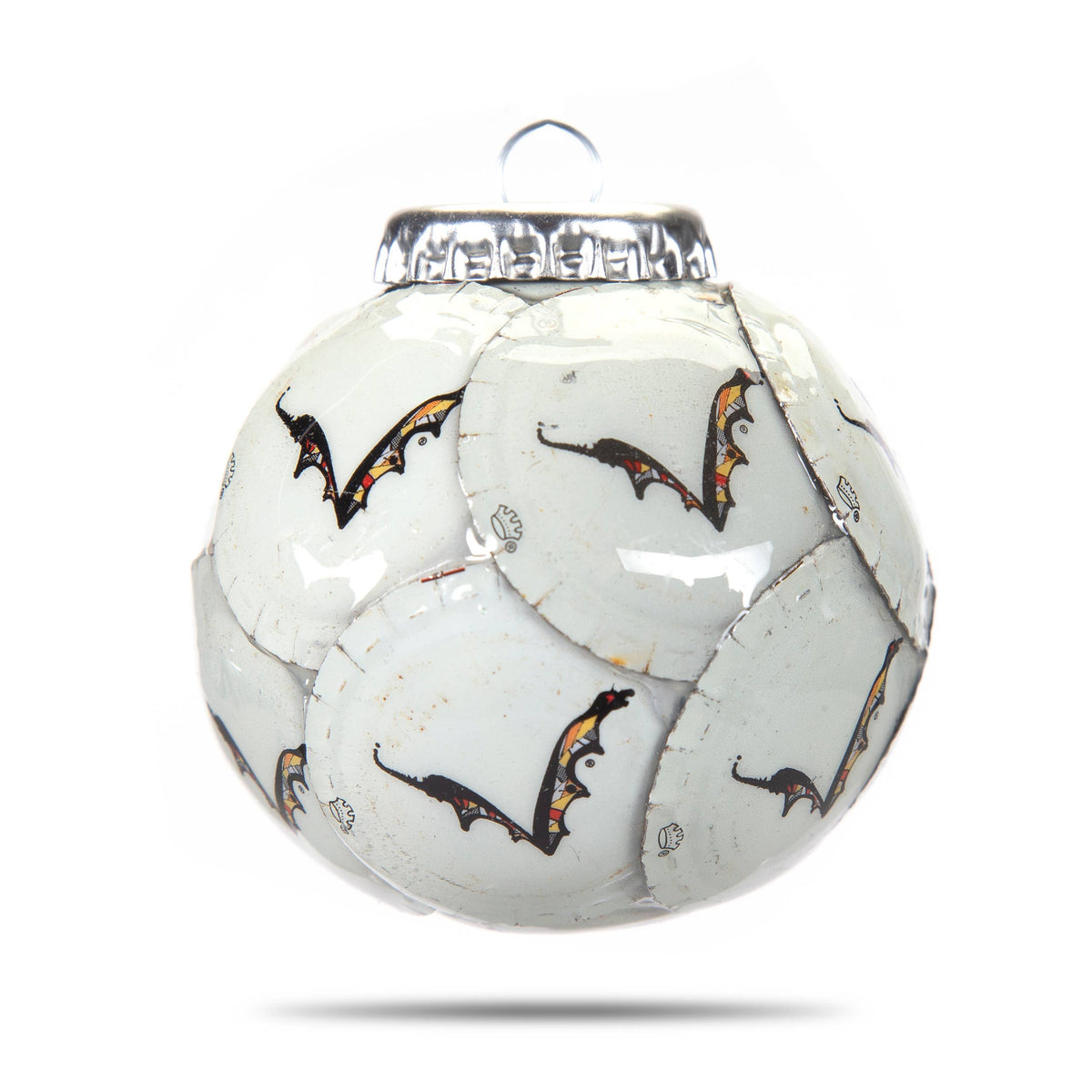 Flying Dog Bottle Cap Ornament