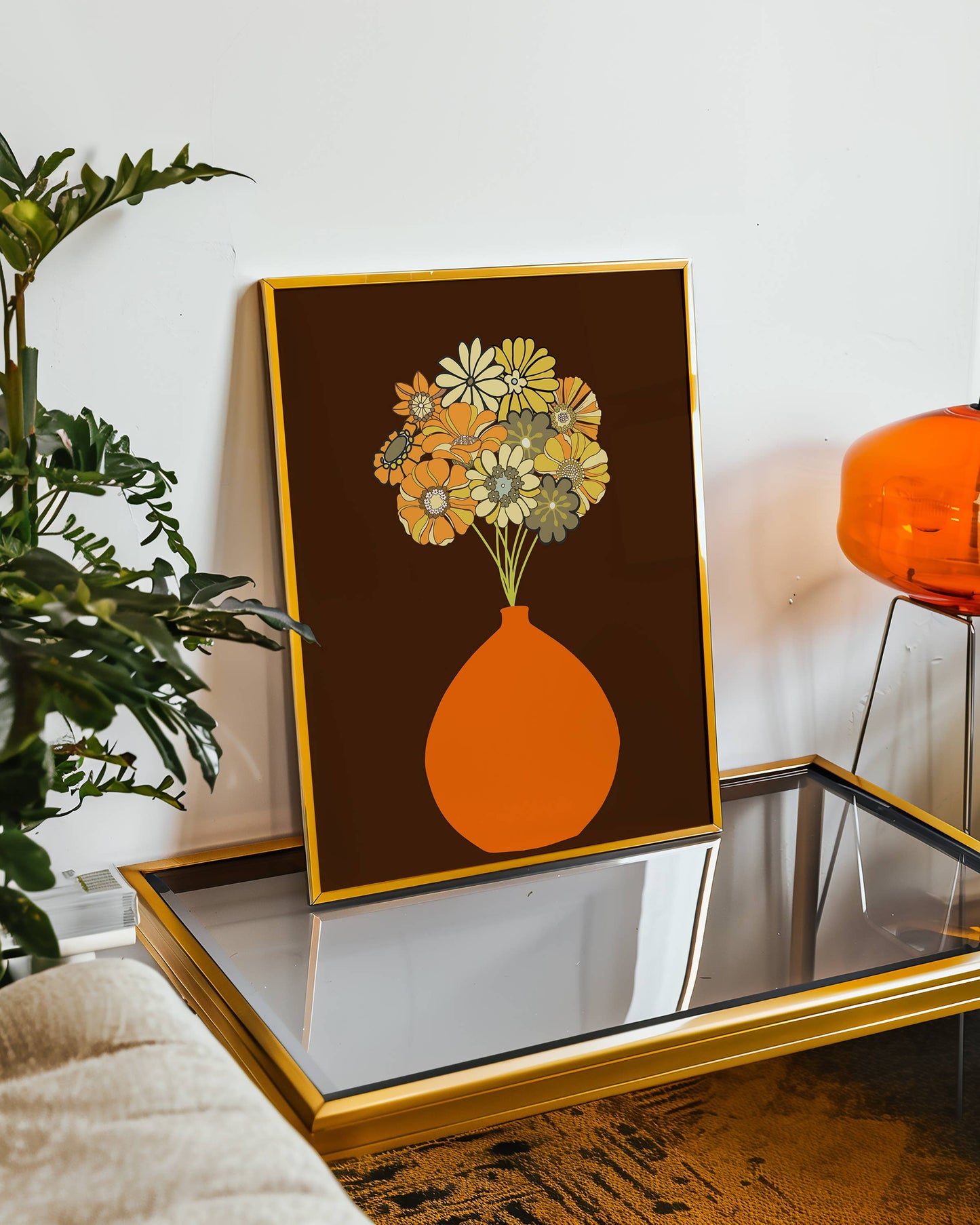 Orange Vase Print