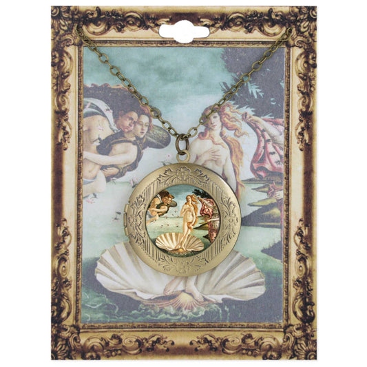 Venus Fine Art Gold Locket Necklace