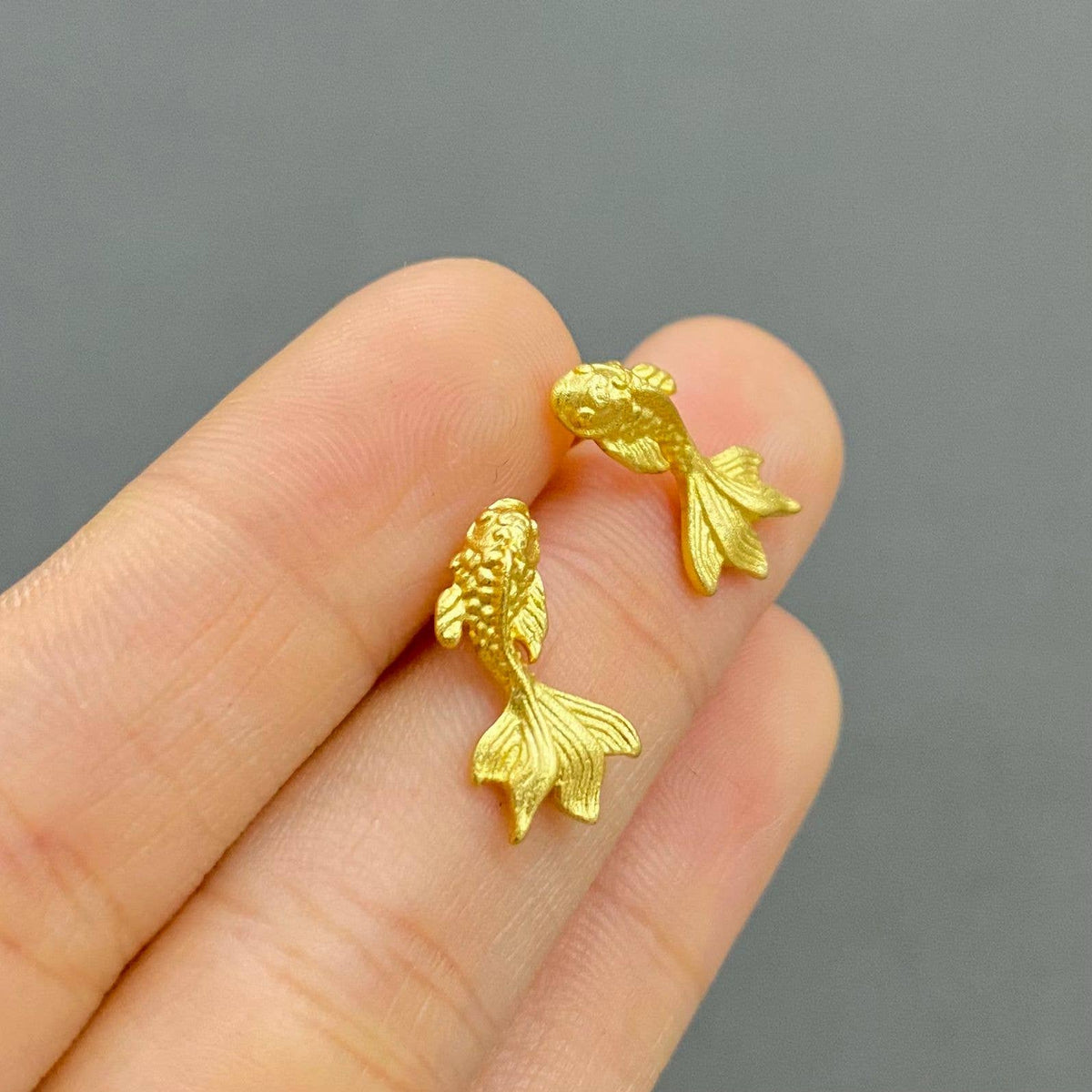 Goldfish Ear Studs