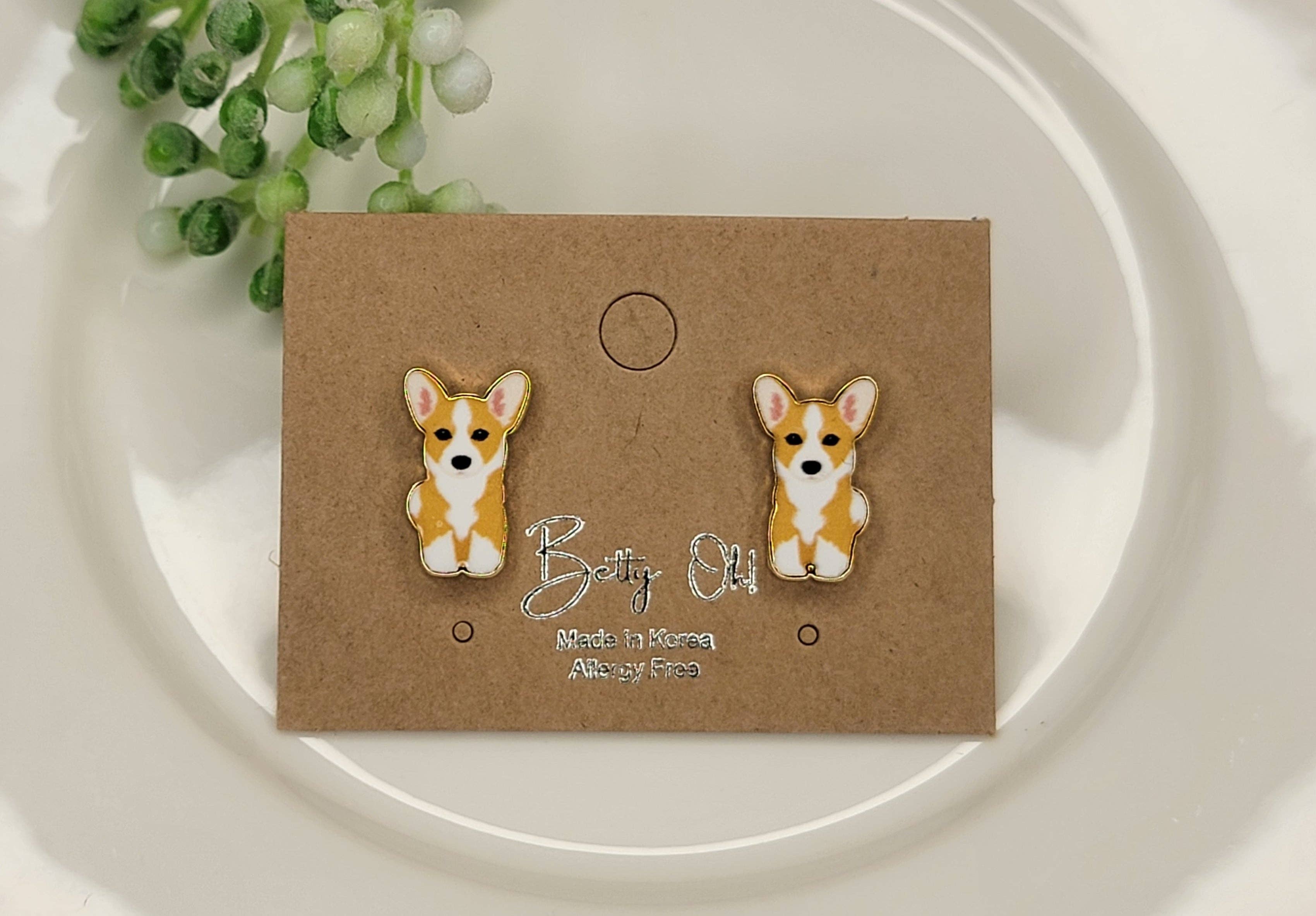 Animal Picture Post Earrings