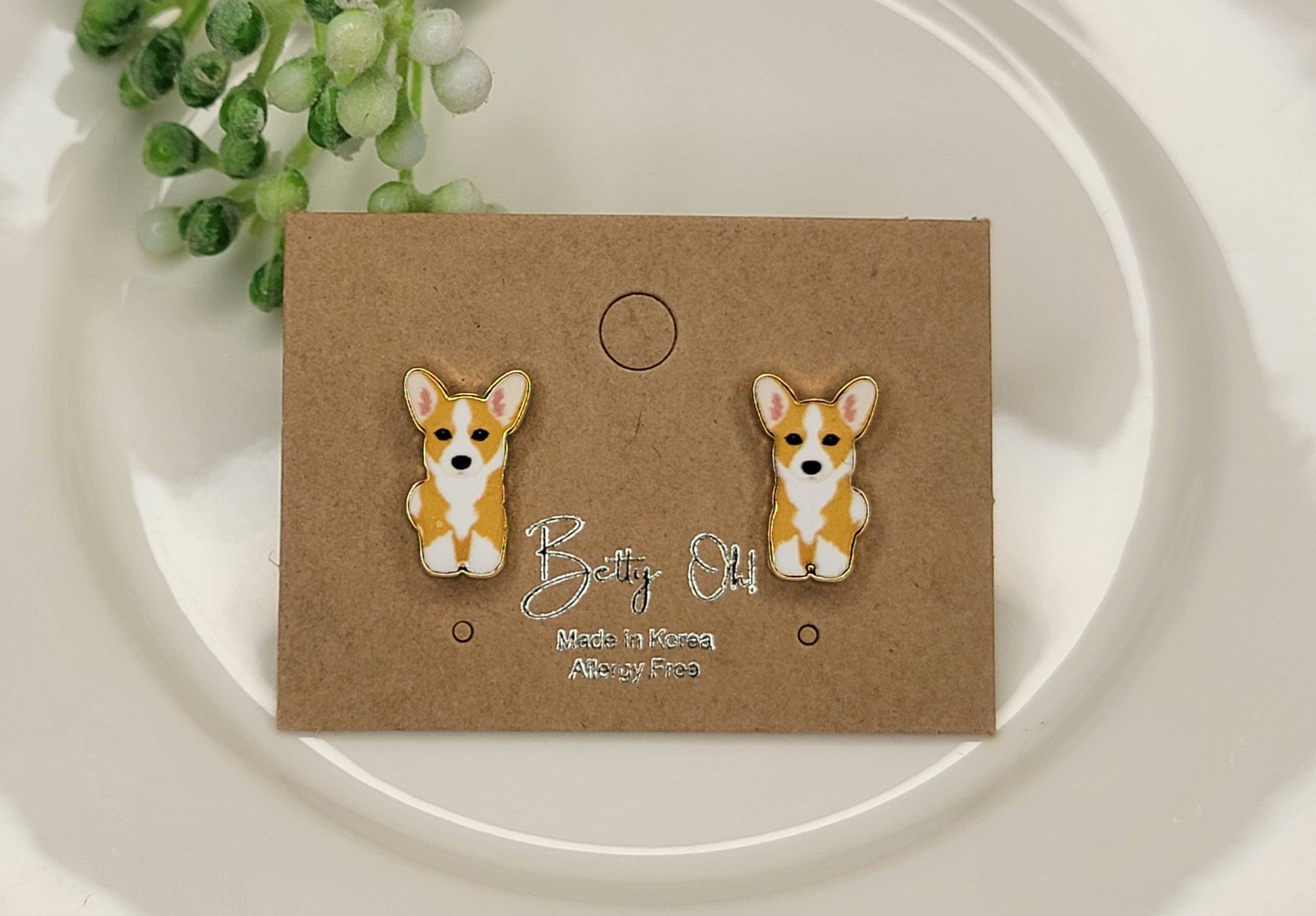 Animal Picture Post Earrings