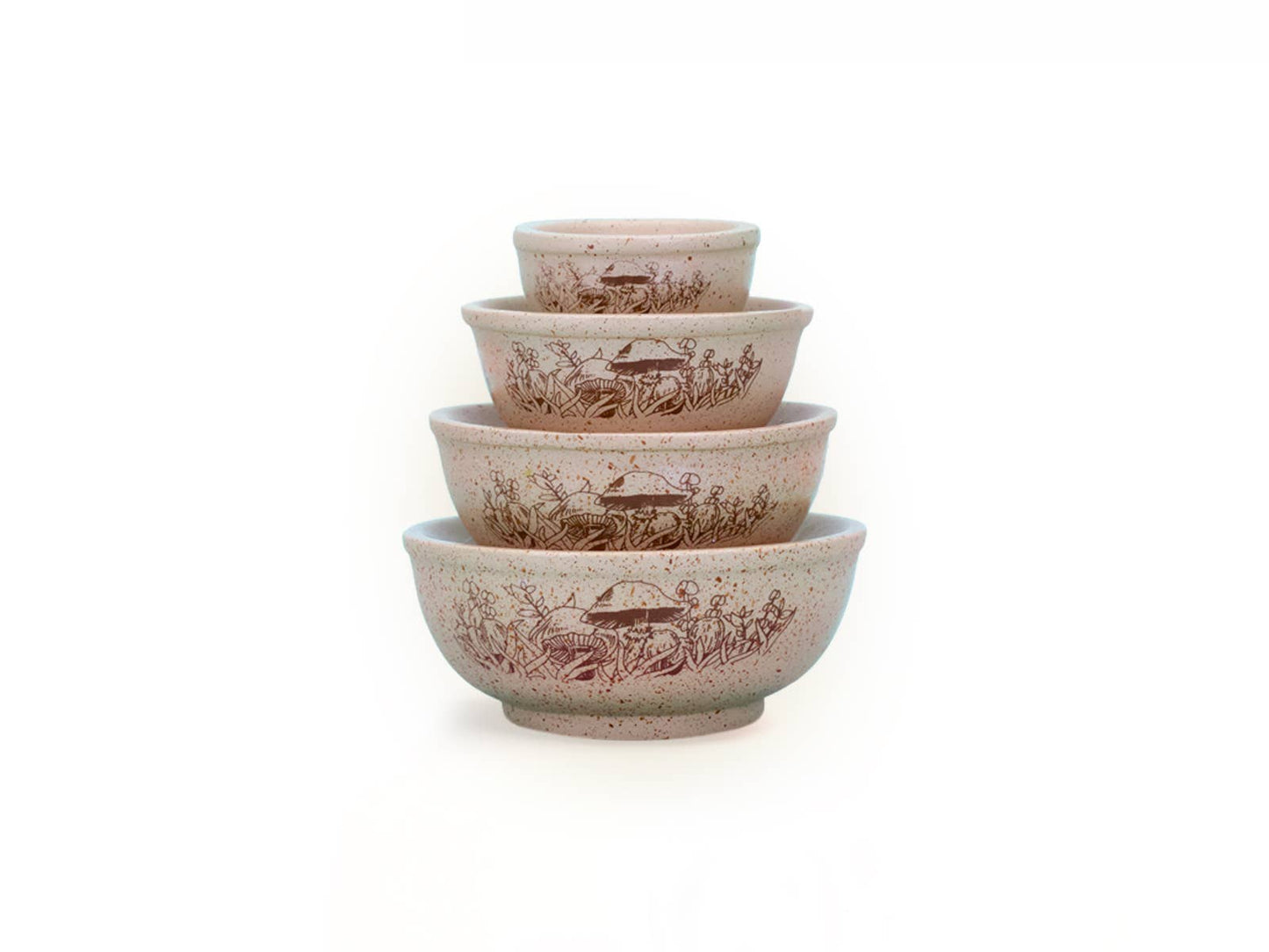 Mini Pyrex-Inspired Mixing Bowls – Retro Stackable Set