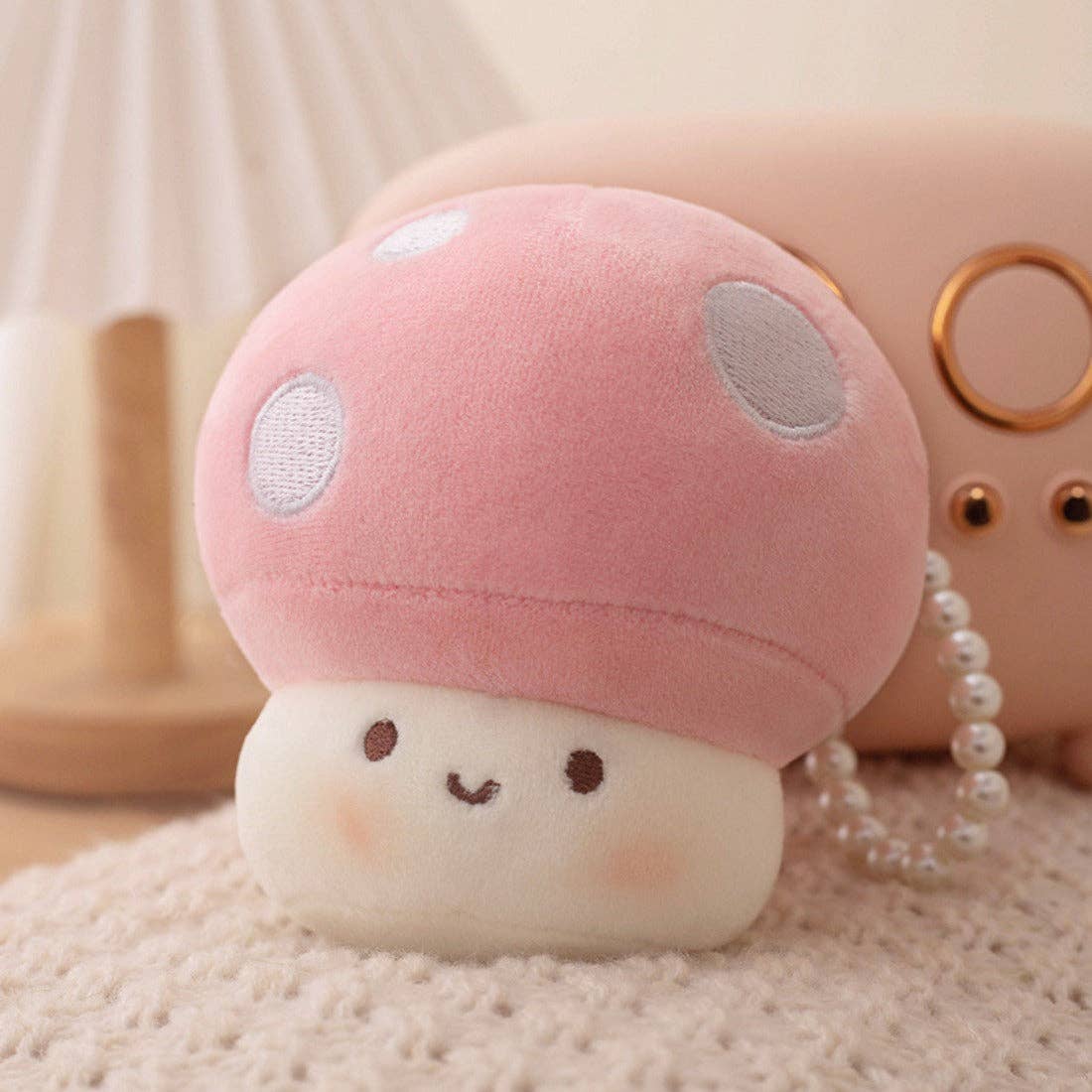 Koco - Macaron-Colored Mushroom Keychain