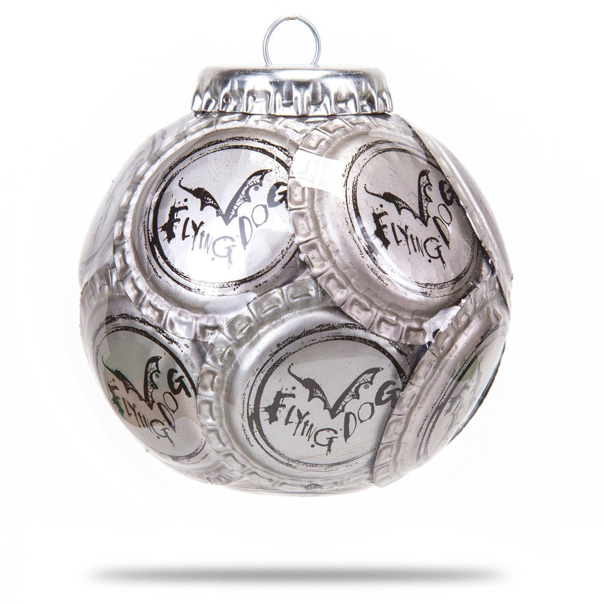 Flying Dog Bottle Cap Ornament