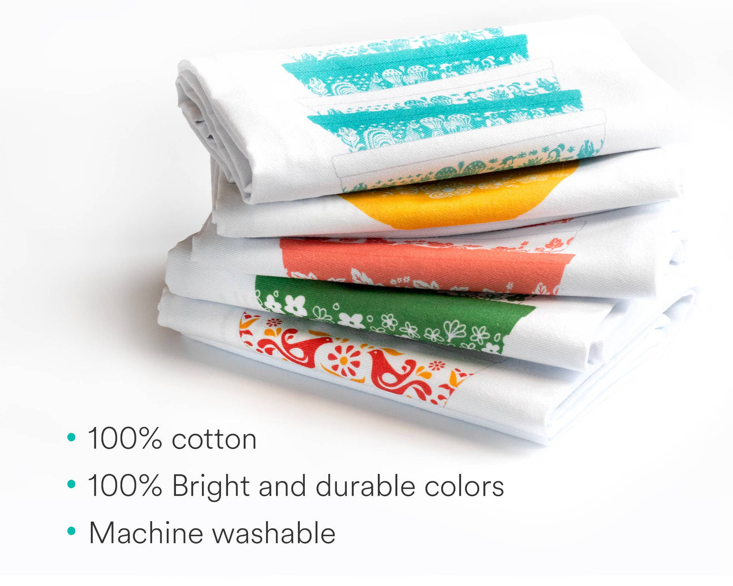 Pyrex-Inspired Tea Towel Cotton – Retro Kitchen Gift