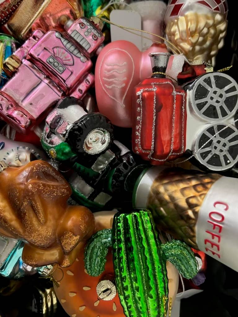 VW Green Van Christmas Ornament