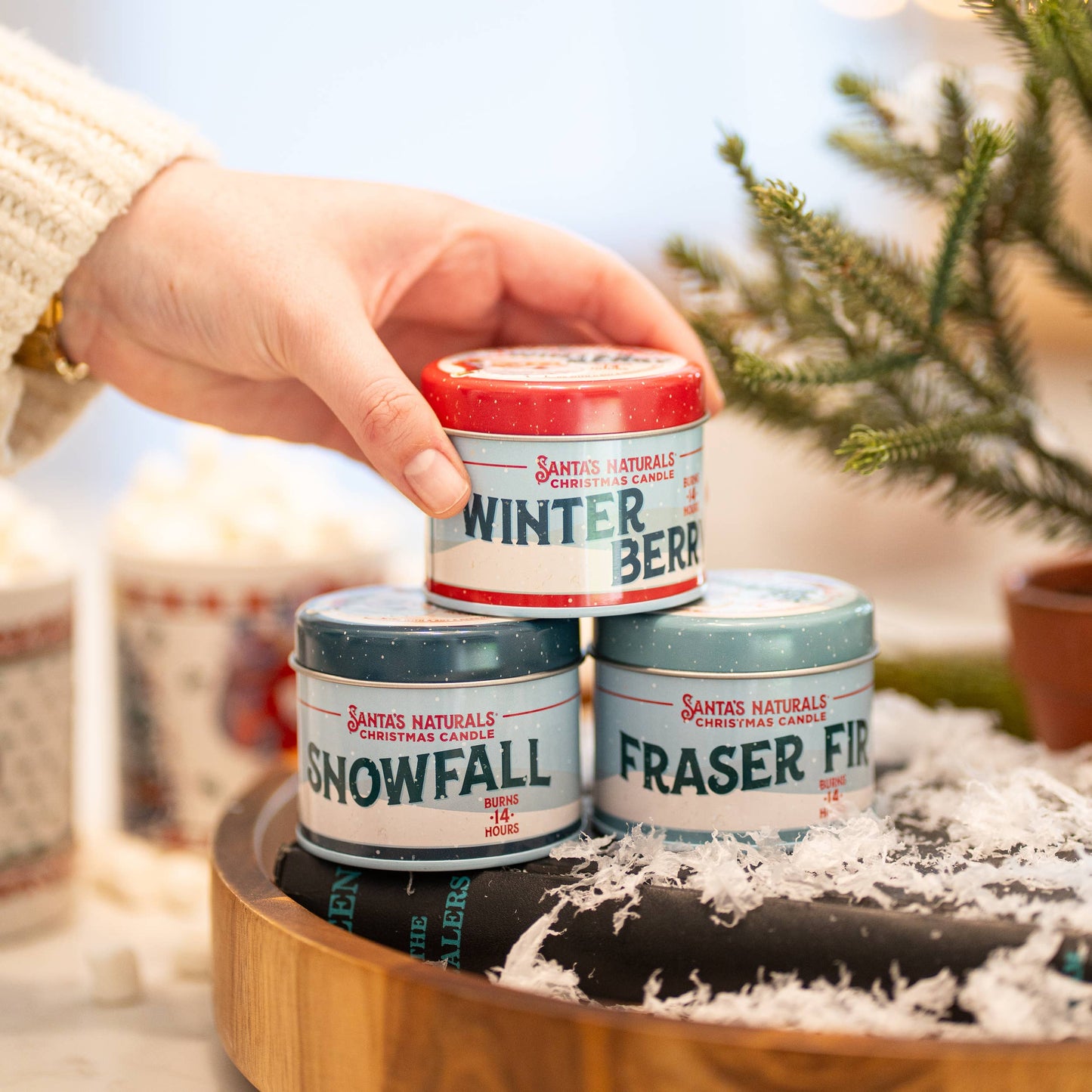 Christmas Candle Mixed Mini Sampler Trio