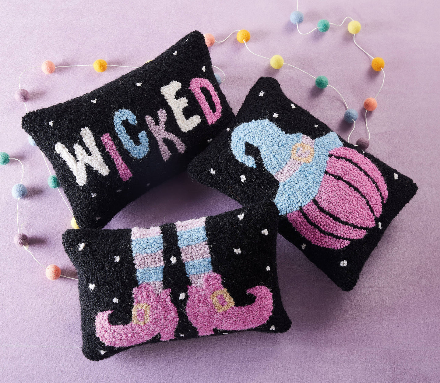 Witch's Shoes Hook Pillow