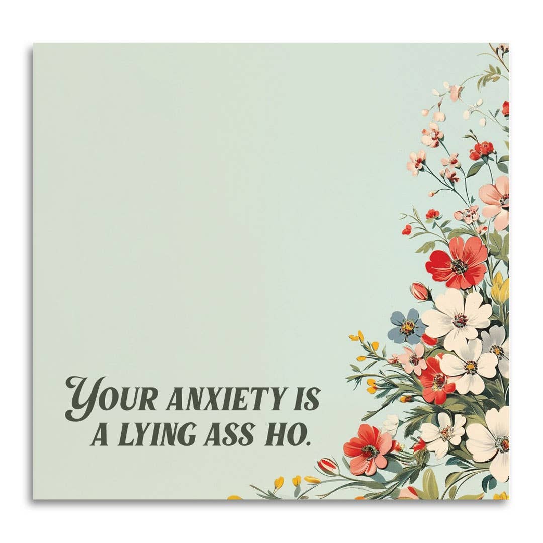 Your Anxiety Sticky Note Pad