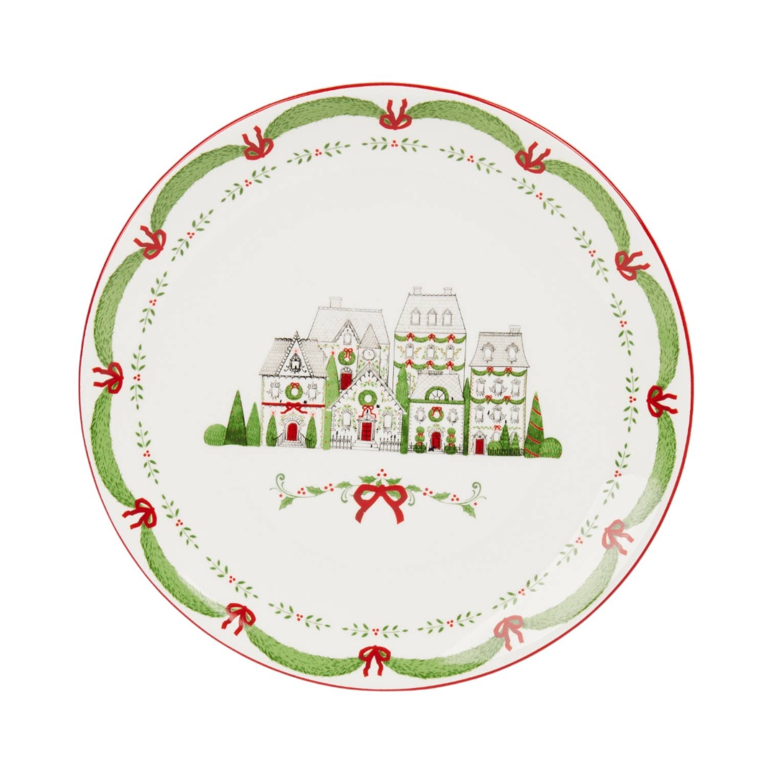 10in City Sidewalks Dinner Plate