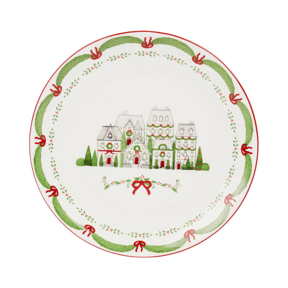 10in City Sidewalks Dinner Plate
