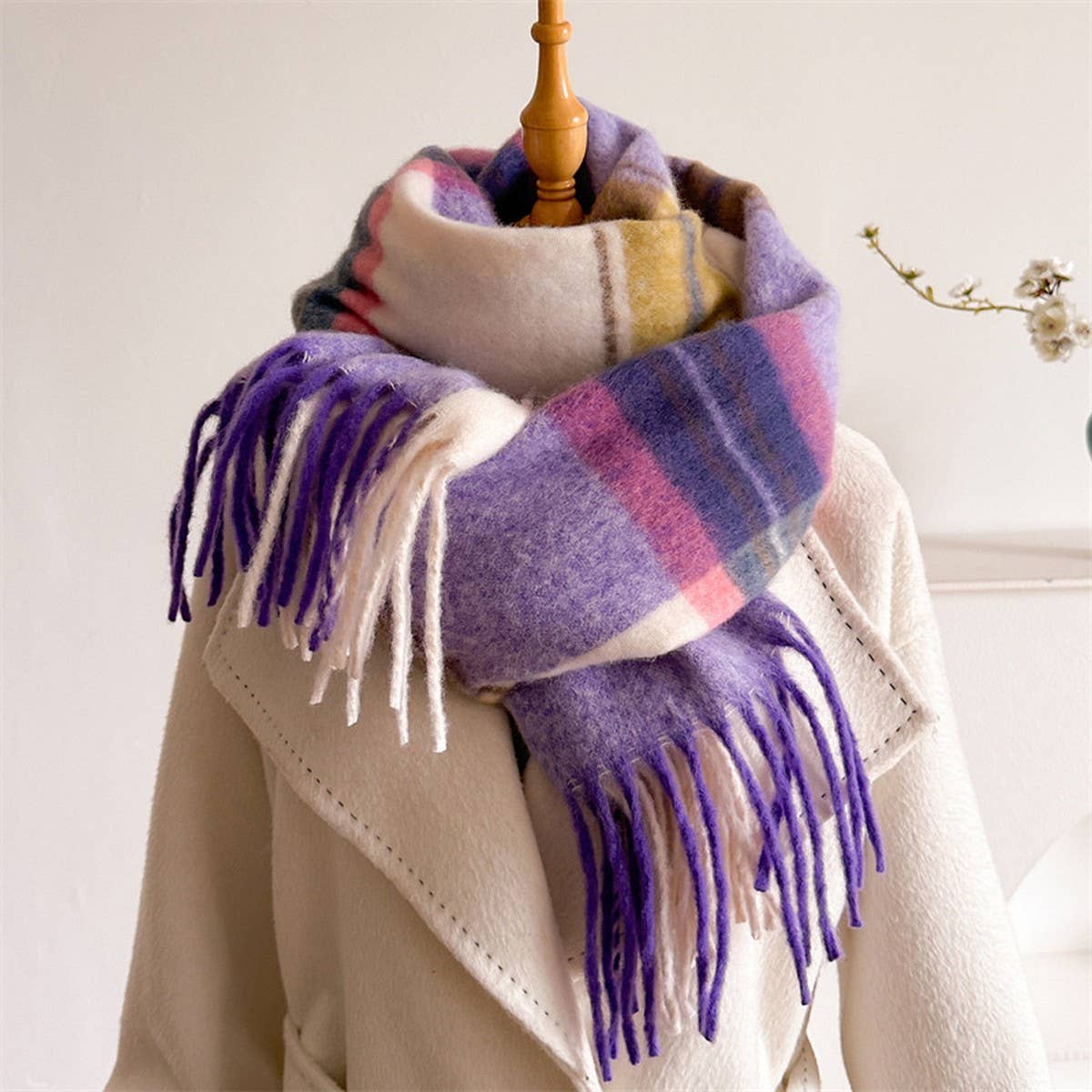 Gradient Knit Scarf